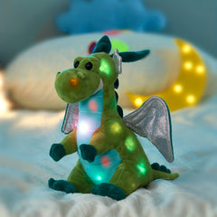 Luminous Dinosaur Plush Toy Soft Stuffed Animal with Wings