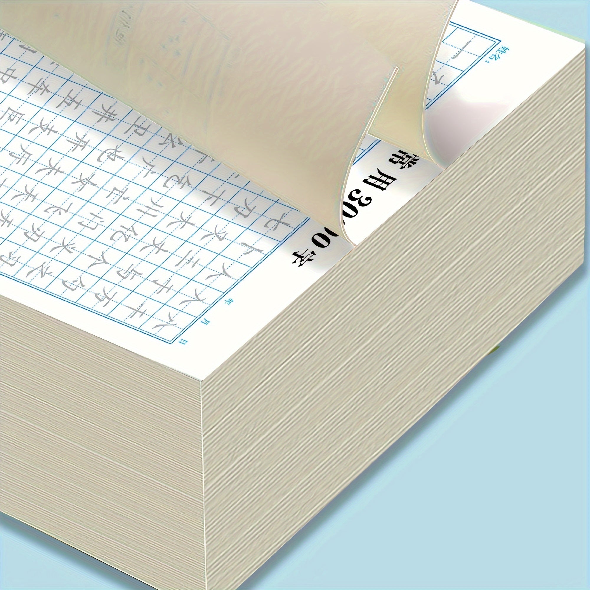 Calligraphy Stickers Practice Book 3000 Chinese Characters Hard Paper