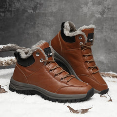 Men's Snow Boots Outdoor Hiking Shoes Non Slip Wear Resistant Shoes