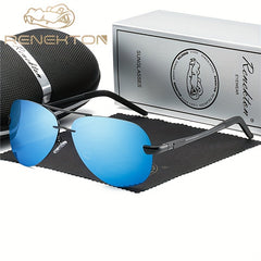 Men's Classic Polarized Sunglasses with Colorful Film