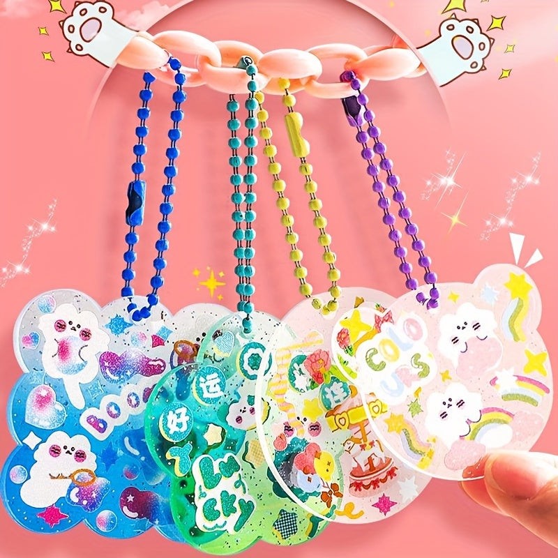 26pcs DIY Acrylic Pendant Children Small Gift Backpack Decoration