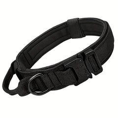 Nylon Tactical Dog Training Collar for Large & Medium Dogs
