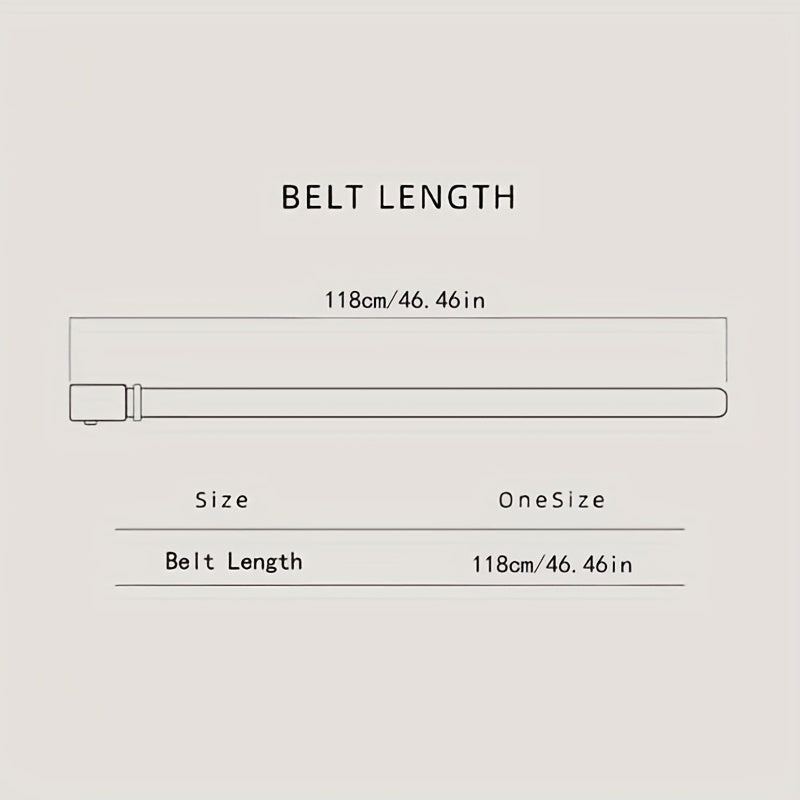 Men's Leather Buckle Belt for Jeans Pants