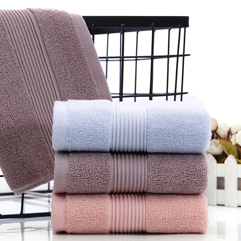 4 Cotton Wash Cloths Soft and Absorbent Face Towel Lightweight 13x13inc