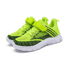 Breathable Woven Sneakers For Boys - Lightweight Anti Slip Low Top Sneakers