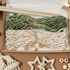 2pcs set Woven Christmas Tree DIY Kit for Family and Friends
