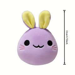 4pcs Mini Bunny Plush Toys Soft Polyester Long Ear Rabbit Plushies