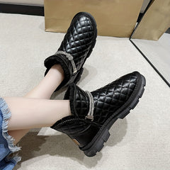 Women's Non slip Thickened Snow Boots Outdoor Warm Boots Shoes
