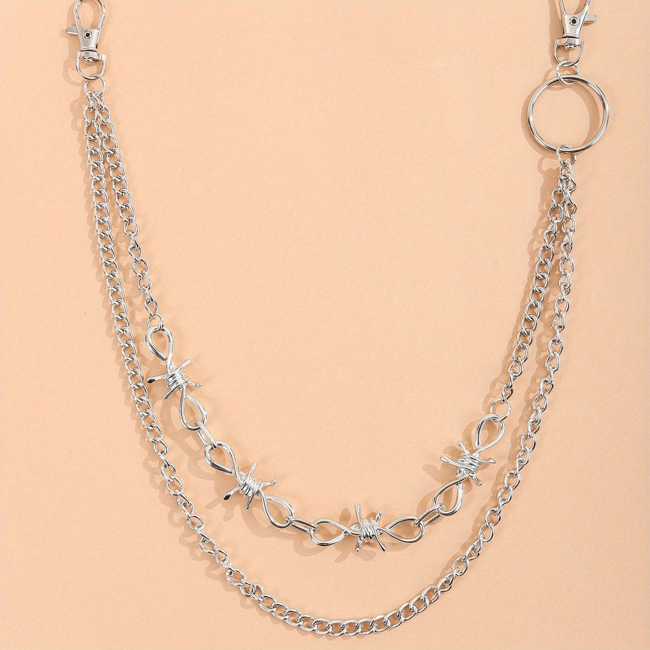 Golden Double Layer Pants Chain Body Jewelry