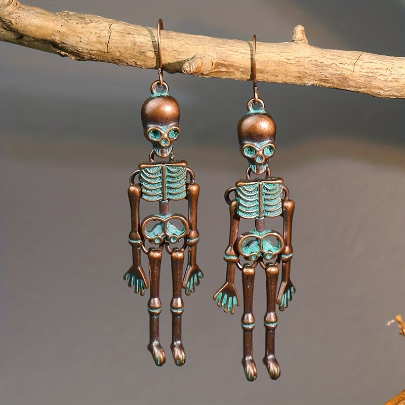 Metal Skull Charm Halloween Jewelry Gift