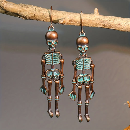 Metal Skull Charm Halloween Jewelry Gift