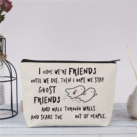 Women Friendship Cosmetic Makeup Bag For Friends Bff Birthday Christmas Gift