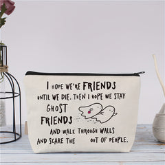 Women Friendship Cosmetic Makeup Bag For Friends Bff Birthday Christmas Gift