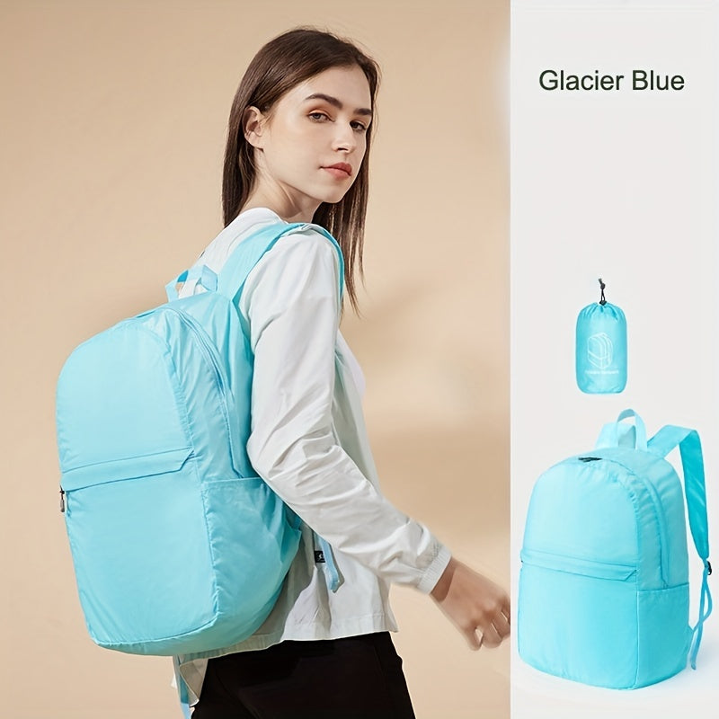 Lightweight Solid Backpack Casual Rucksack Travel Storage Bag