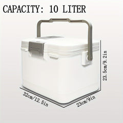 Portable Outdoor Insulated Box for Fishing with Refrigeration and Oxygenation
