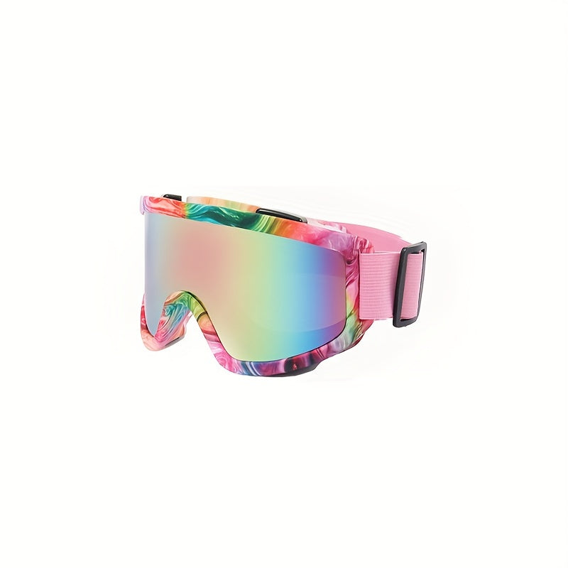 Polarized Ski Goggles with Anti-fog & Windproof Design
