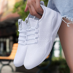 Breathable Mesh Running Sports Shoes Thick Sole Outdoor Sneakers Women's