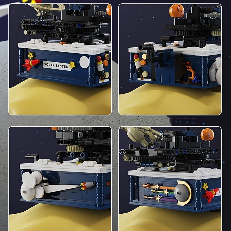 Solar System Puzzle Building Blocks Boys Gift Educational Model