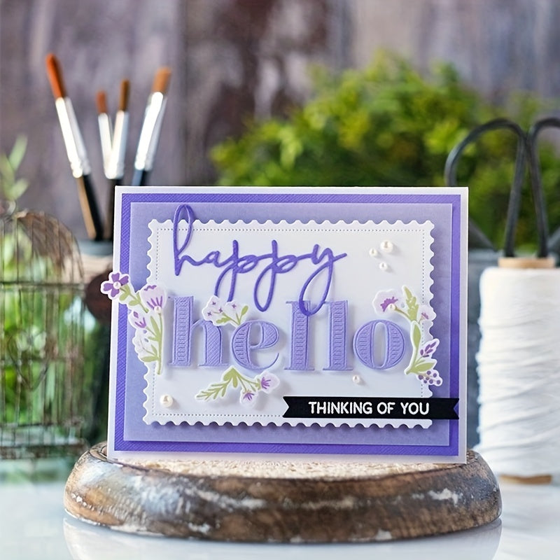 Letter Metal Cutting Die Stencil for DIY Scrapbooking Card Making Craft