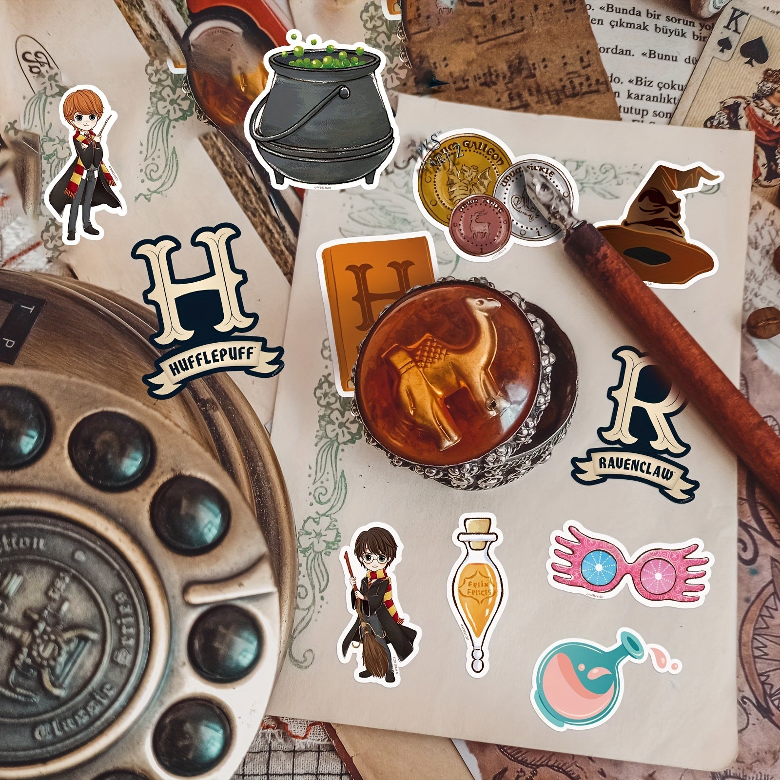 50pcs Cartoon Stickers for Water Bottles Laptops Hydroflasks