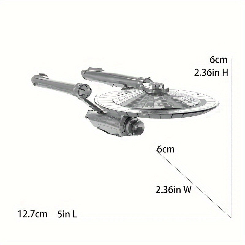 NCC 1701 Enterprise 3D Metal Puzzle Model