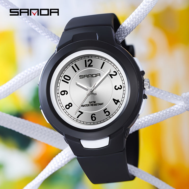 SANDA Youth Sports Watch Unisex Solid Gift