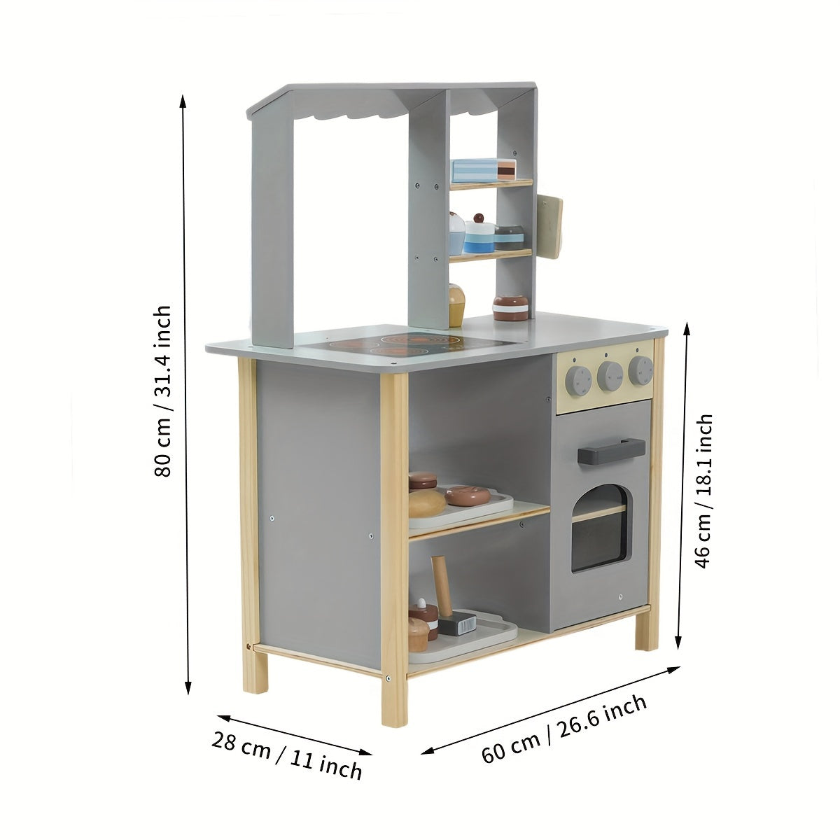 TYKKT020 Kitchen Toy Dessert Cake Shop Set