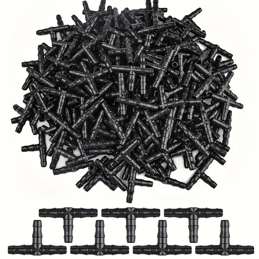4pcs Barbed Tee Fittings for 4 7mm Water Tube Drip Irrigation