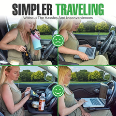 Car Steering Wheel Food Tray Table Multifunctional Organizer