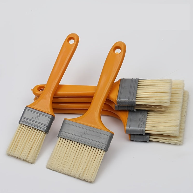 5pcs Plastic Handle Hair Brush Full Sharpening Silk Hair Sweeping Cleaning Brush