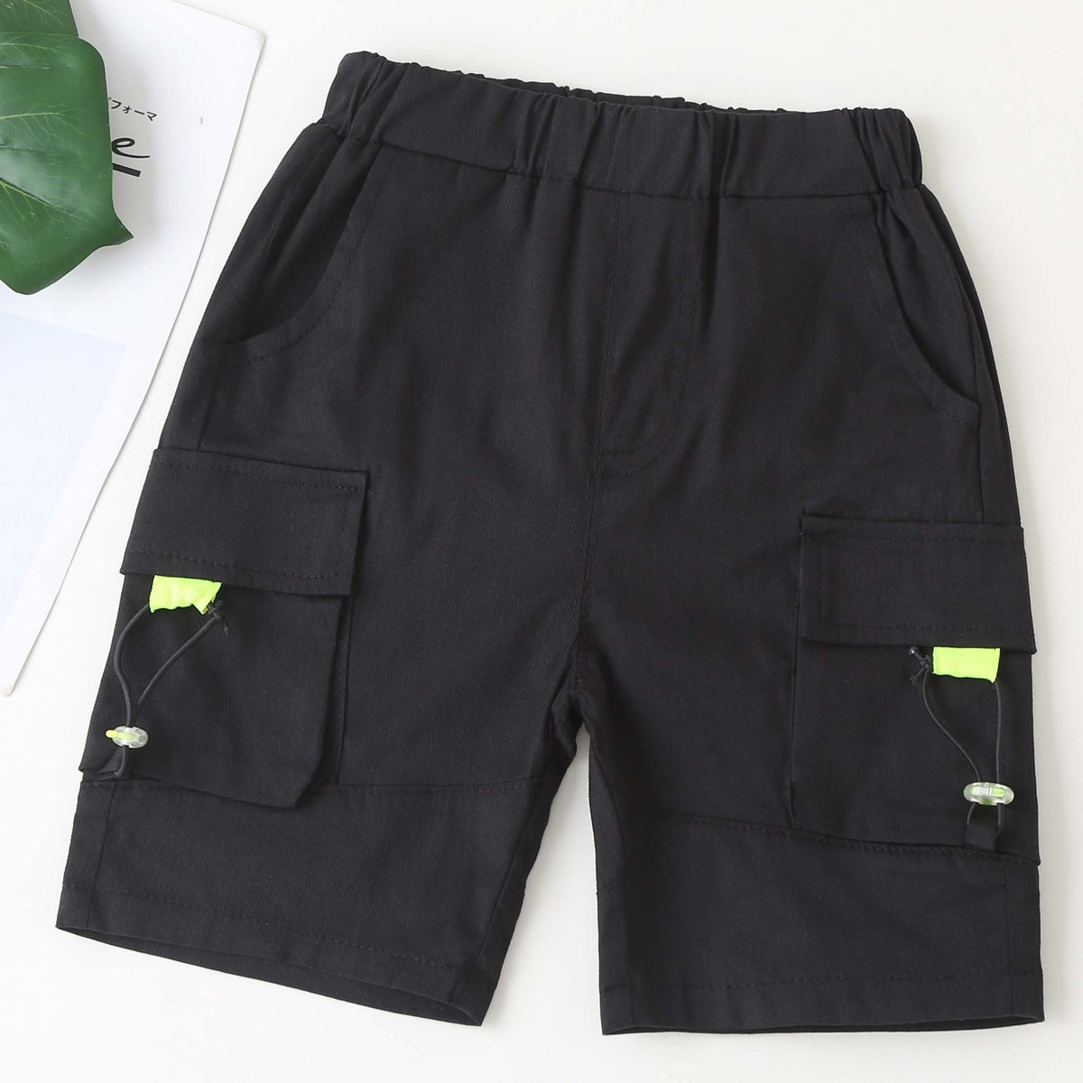 Boys Casual Elastic Waist Shorts for Summer