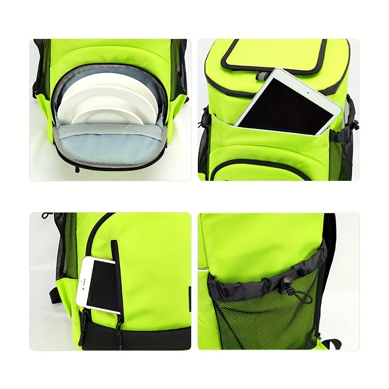30L Portable Cooler Bag Double Shoulder Insulation for Outdoor Camping Hiking