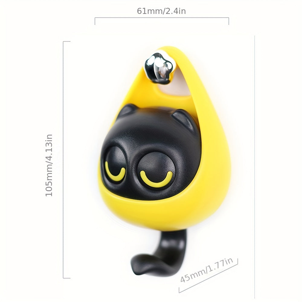 Cartoon Cat Hook Macaron Punch Strong Coat Storage Hook