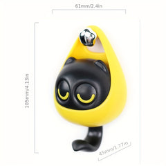 Cartoon Cat Hook Macaron Punch Strong Coat Storage Hook