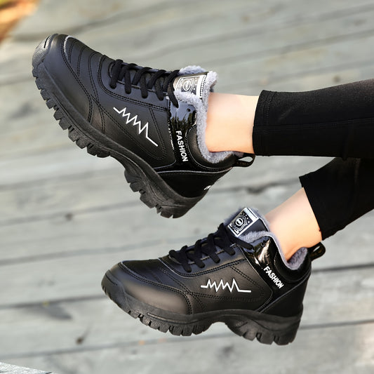 Women's Non slip Warm Hiking Sneakers Wear Resistant Snow Shoes