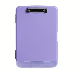 Nurse Clipboard With Storage - 8.5x11 A4 Plastic Clipboard Folder