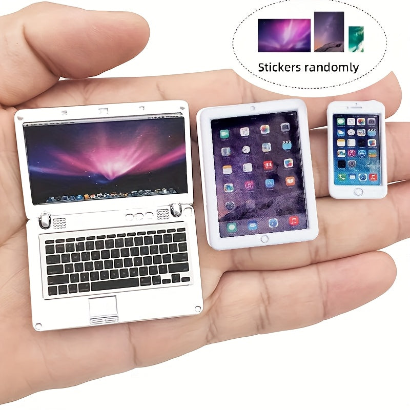 Dollhouse Phone & Tablet Set for Mini Scenes