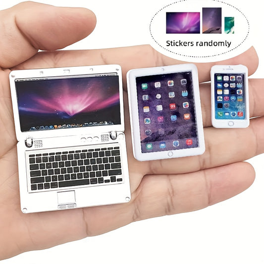 Dollhouse Phone & Tablet Set for Mini Scenes