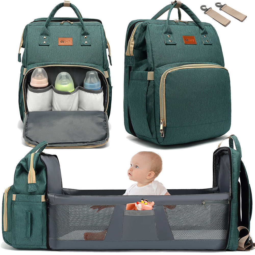 Large Capacity Mommy Bag with Crib