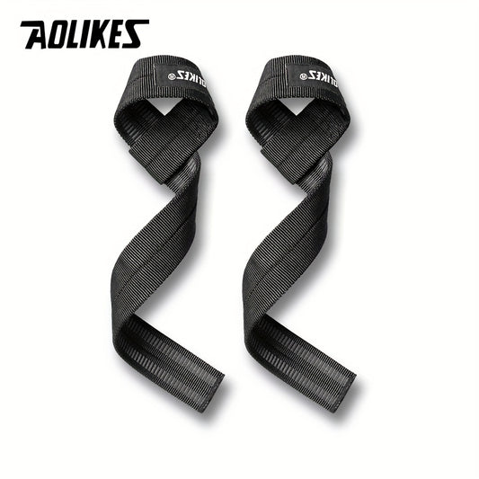 Aolikes 1 Pair Lifting Wrist Straps for Weightlifting Powerlifting