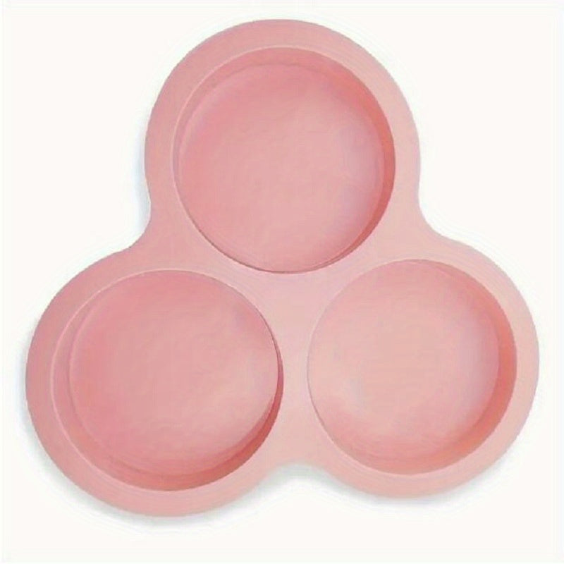 Washable Silicone Round Cake Molds & Decorating Tray Set