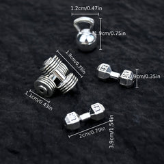 Miniature Dumbbell for Dollhouses & Decor