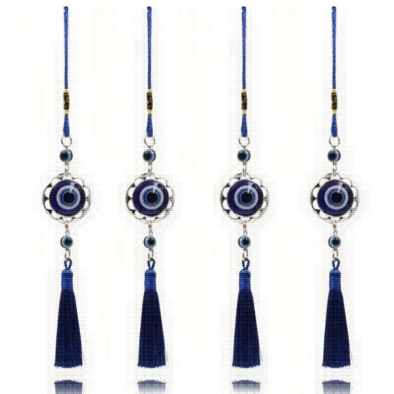 Peach Heart Eye Pendant Tassel Devil's Eye Men's Accessory