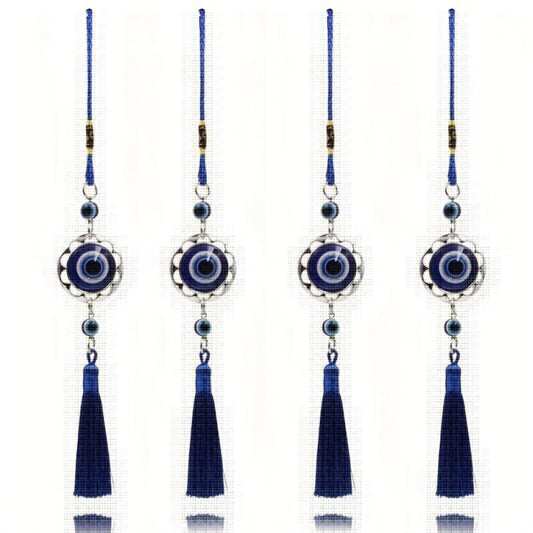 Peach Heart Eye Pendant Tassel Devil's Eye Men's Accessory