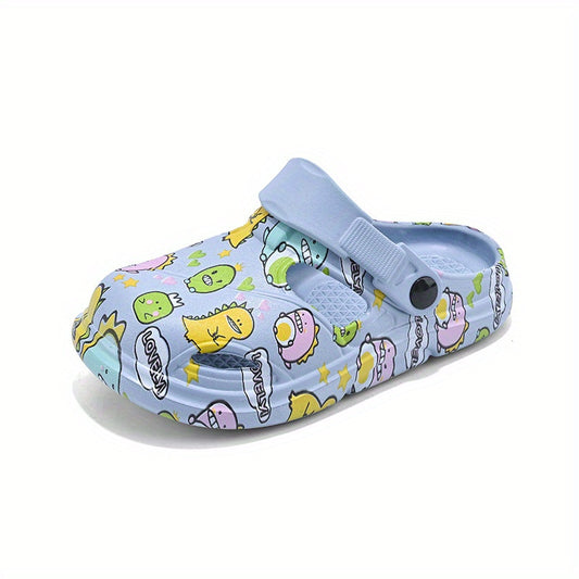 Kids Cartoon Dinosaur Clogs Non Slip Sandals
