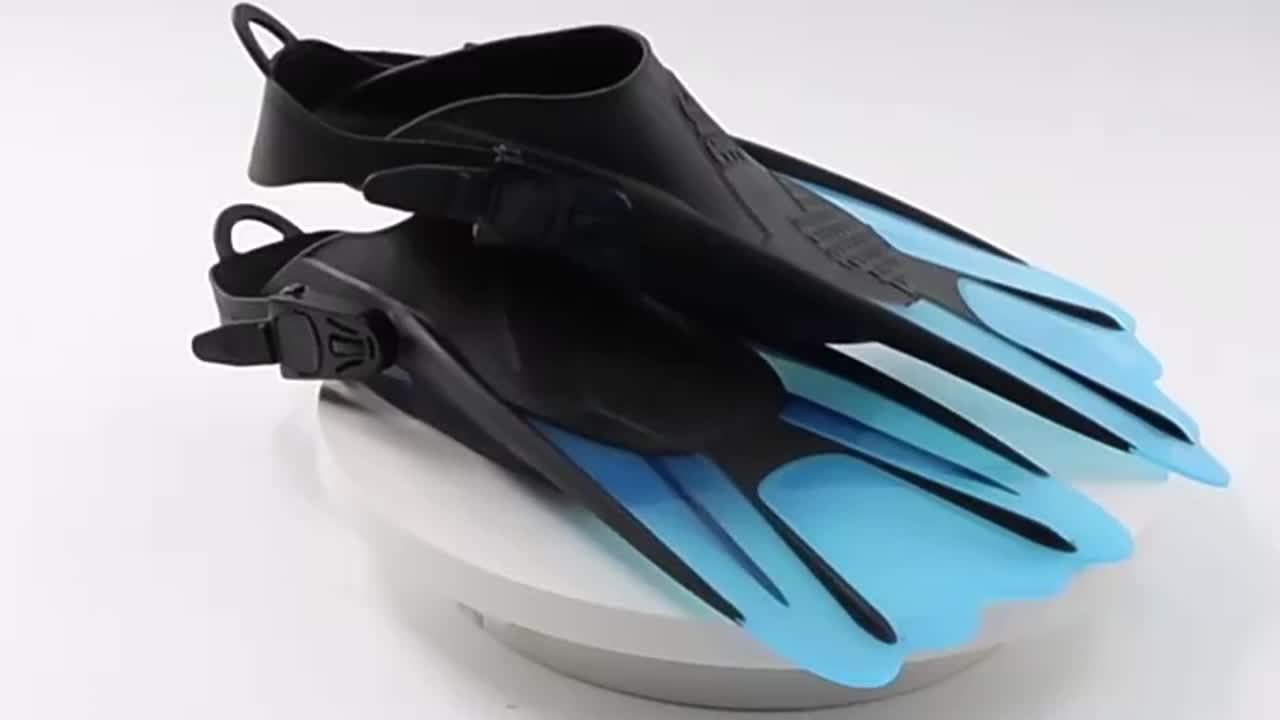 Adjustable Adult Diving Fins for Enhanced Swim Performance