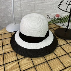 Straw Fisherman Hat Outdoor Sun Protection Beach Vacation Hat