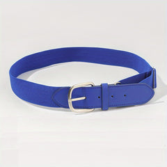 Adult Baseball Softball Uniform Belts Braided Elastic PU Belts