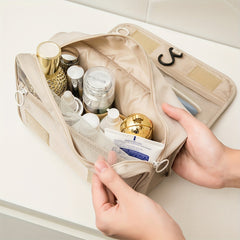 Waterproof Hanging Travel Toiletry Bag with Hook