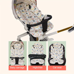 Child Safety Seat Cushion Winter Thick Warm Cotton Pad Pure Cotton